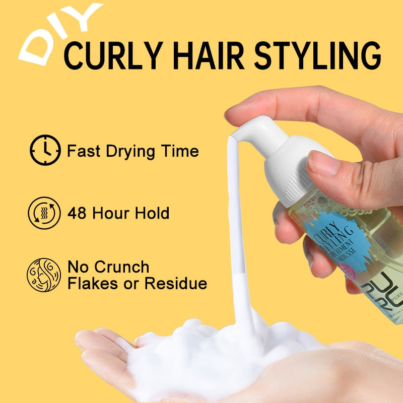 PURC Pure Curly Styling Treatment Mousse 50ml / 1.69 OZ.