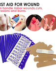 50pcs Band-Aid Wound Care Hemostasis Plaster Breathable Herbal Medical Sterile Adhesive Bandage Adhesive Tape Band Aid A1557