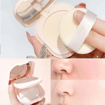 Setting Powder Oil Control Makeup Setting Brightening Skin Powder Mirror Compact Makeup Powder