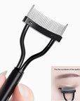 Skin Help Zone Foldable Eyelash Brush Comb Stainless Steel Eyelash Curler