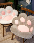 70*60cm Kawaii Cat Paw Plush Toys Cute Soft Stuffed Floor Cushion Chair Sofa Butt Pad for Home Room Decoration Office Nap Dolls