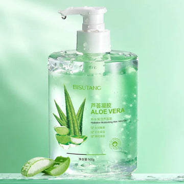 Large Bottle Moisturizing Aloe Gel Hydrate and Soften Skin 500g