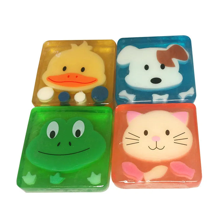 Cartoon Animal Handmade Soap Children's Handmade Washing  Animal Shape