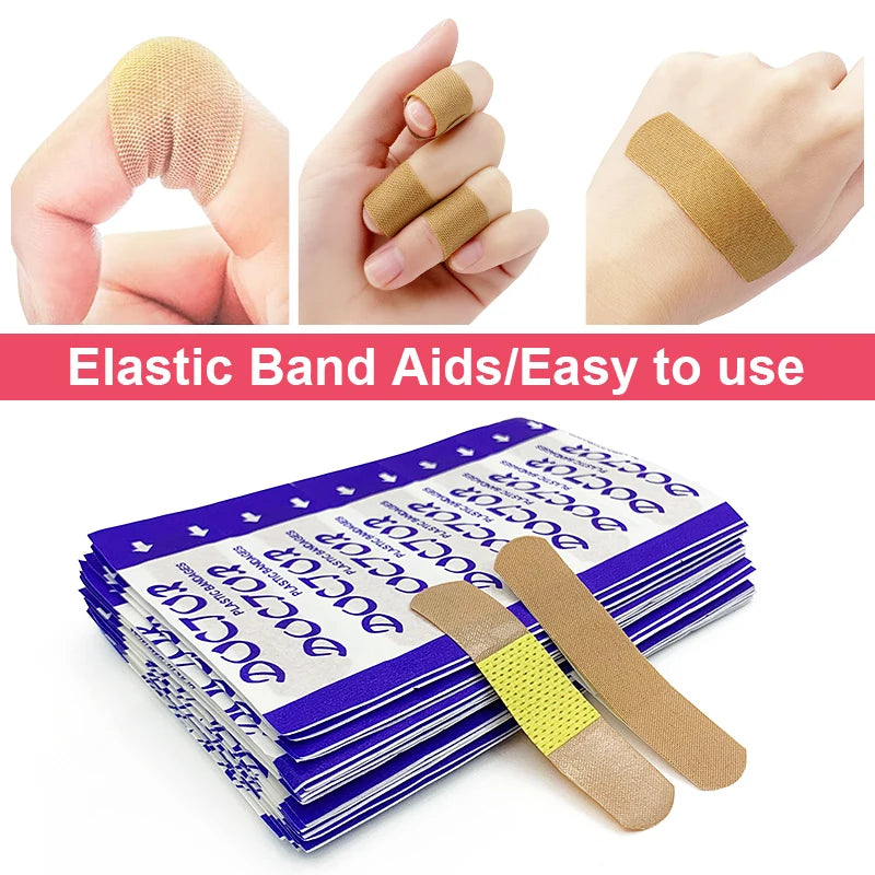 40pcs Breathable Band-Aid Non-woven Adhesive Bandage Medical Sterility BandAid Protect Wound Hemostasis Wound Plaster A1556