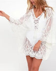 Lace Beach Pareo Beachwear Swim Suit Cover Up