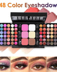 Professional Makeup Palette Sets Matte Shimmer Eye Shadow Combo Color 78