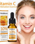 10ml Vitamin C Serum for Face Whitening Facial Serum Hyaluronic Acid Dark Spot Remover Korean Skin Care Products Skincare New