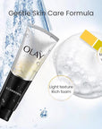 Olay Total Effects Face Wash Daily Facial Cleanser Remove dirt Excess Oils Balances Skin Deep Clean For Combination Skin 100g