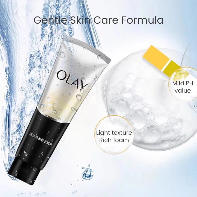 Olay Total Effects Face Wash Daily Facial Cleanser Remove dirt Excess Oils Balances Skin Deep Clean For Combination Skin 100g