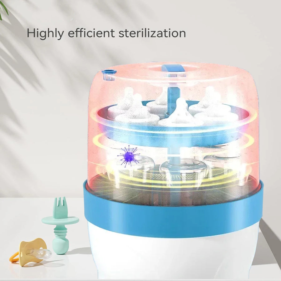 Large Capacity Baby Bottle Sterilizer: Automatic Power Off Control, Essential Baby Accessory (Esterilizador De Biberones)