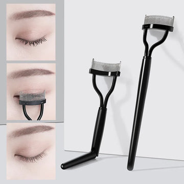 Skin Help Zone Foldable Eyelash Brush Comb Stainless Steel Eyelash Curler