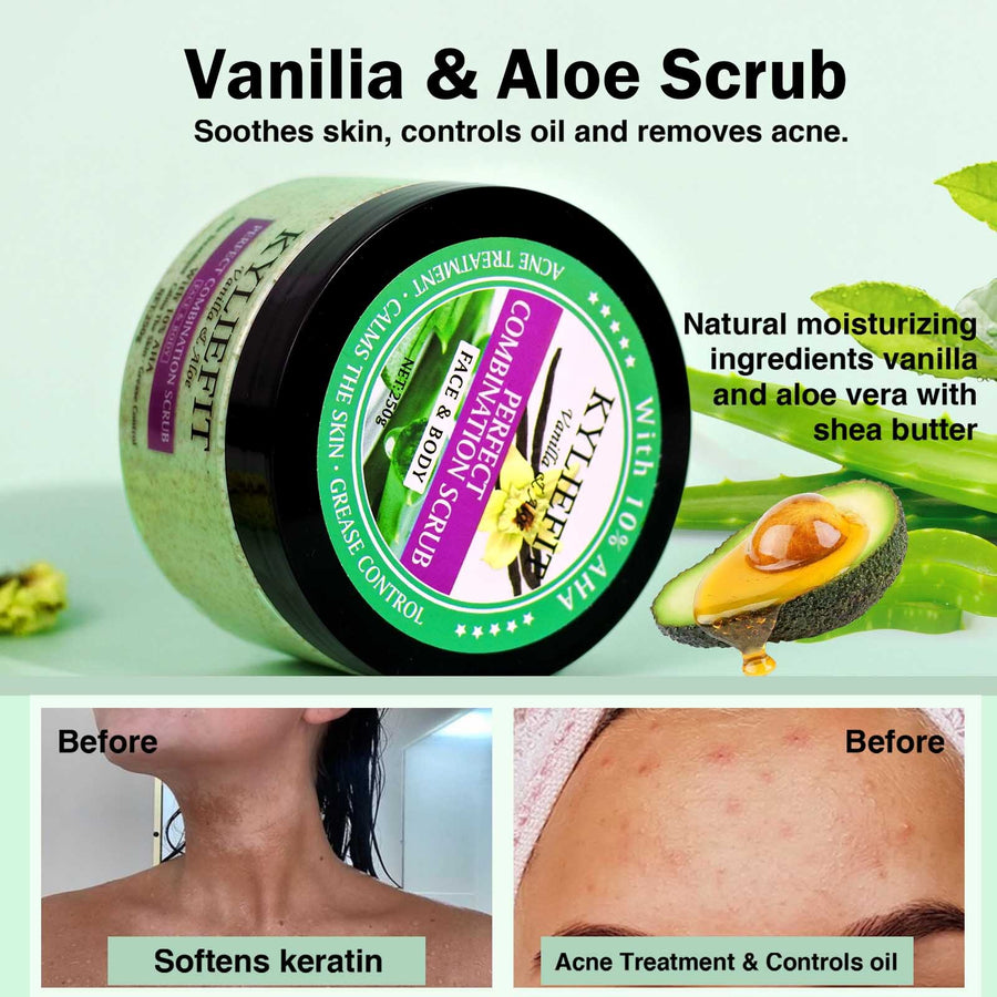 KYLIEFIT Vanilla & Aloe Perfect Combination Scrub