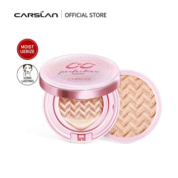 CARSLAN CC Cream Cushion Foundation Hydrating Long Lasting Lightweight  Makeup Base Fixer