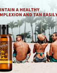 Body Bronzer tanning Oil outdoor