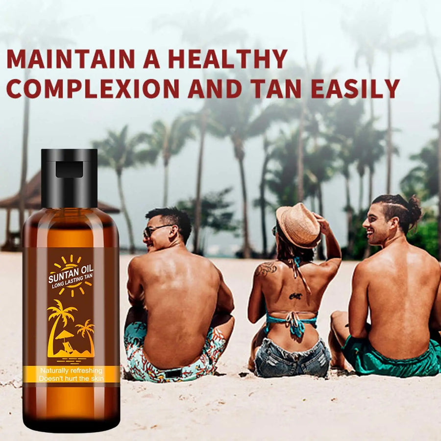 Body Bronzer tanning Oil outdoor