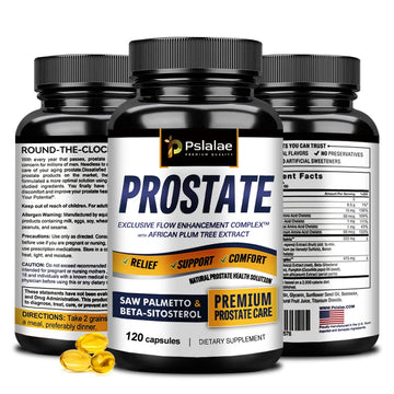 Prostate Saw Palmetto and Beta Sitosterol Supplement Men's Prostate Health Support Size Supports Urinary Relief Bladder Control