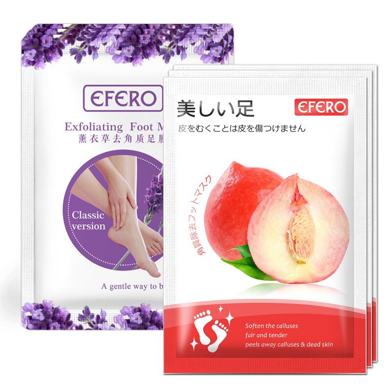 EFERO Exfoliating Foot Masks  2/3pairs