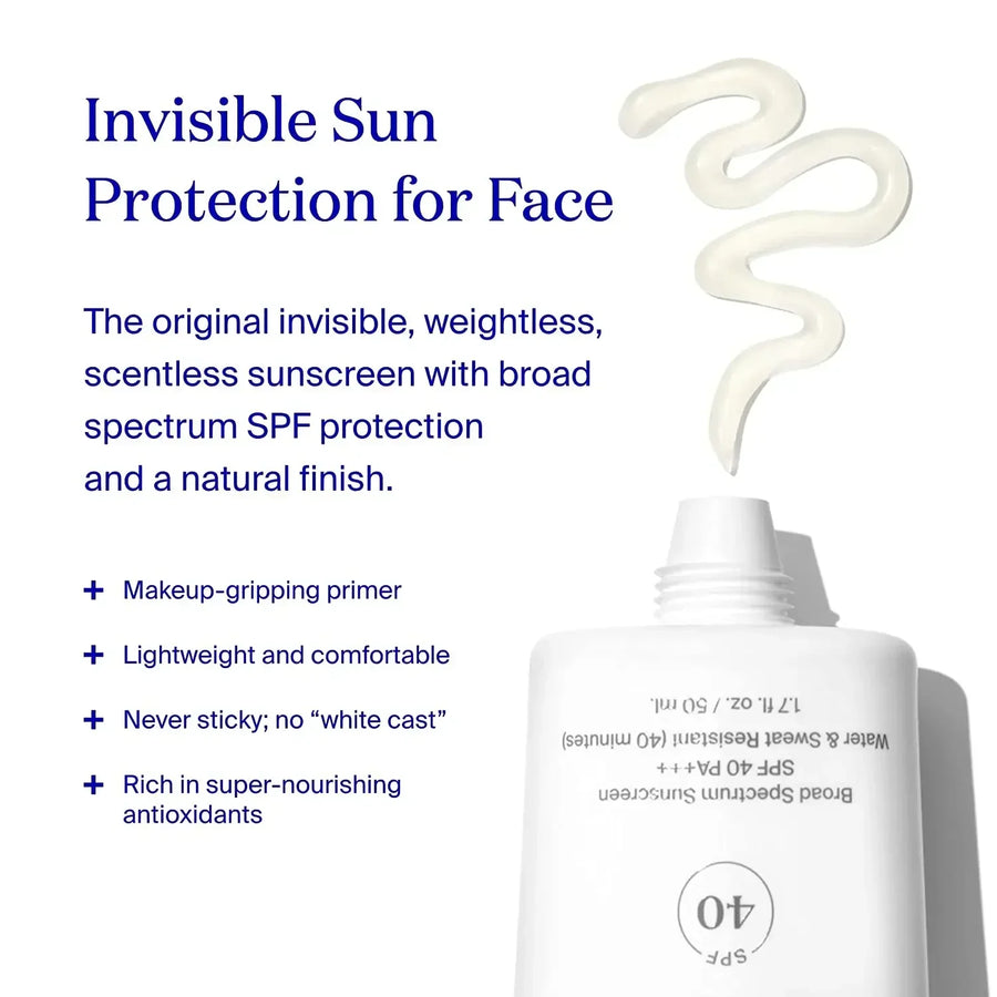 Supergoop  Glowscreen Unseen Sunscreen Broad Spectrum Face Beauty Health Make Up Maquiagem