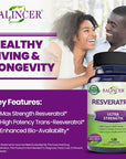 BALINCER RNatural Resveratrol Antioxidant Adult Supplement Promoting Healthy Weight Loss and Overall Wellbeing