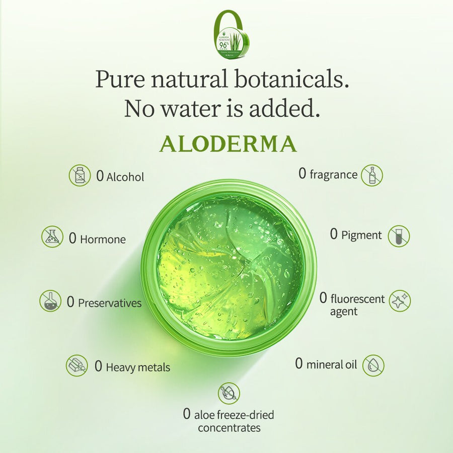 ALODERMA Pure Aloe Vera Gel + Skin Hydrator 2Pcs