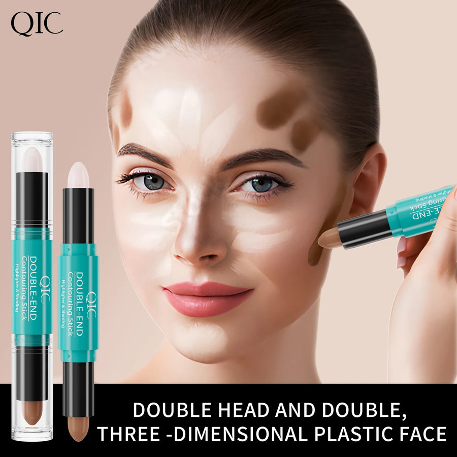 QIC Face Foundation Concealer Pen Long Lasting Dark Circles Corrector Contour