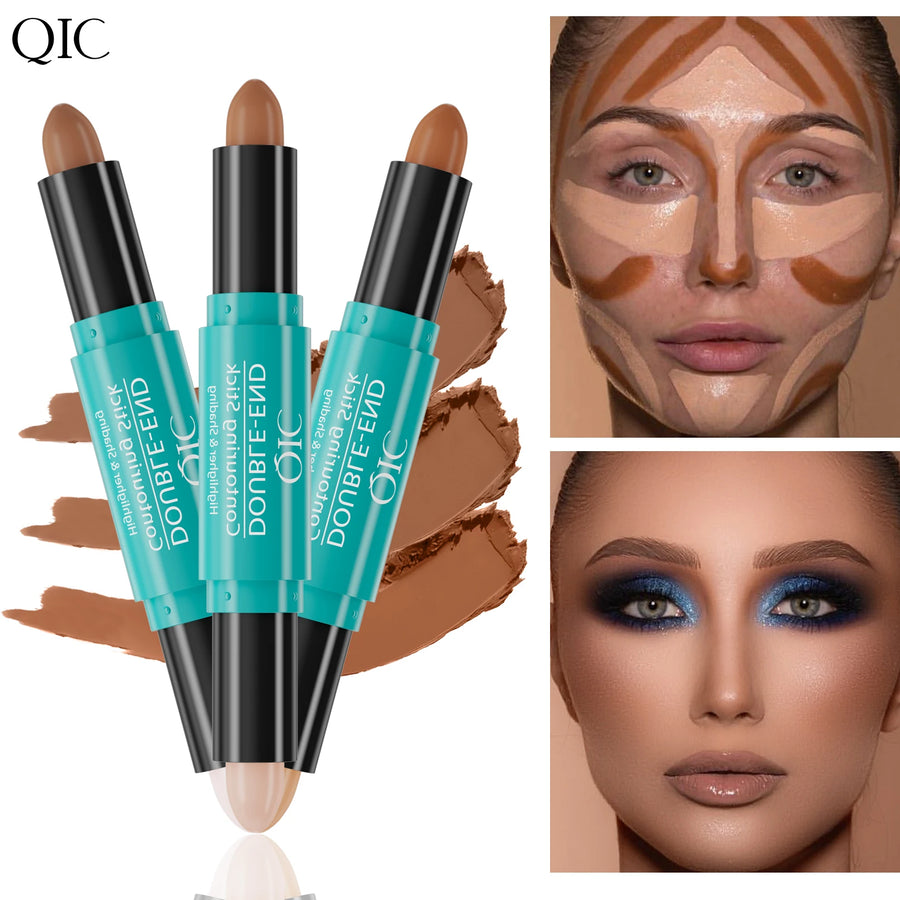 QIC Face Foundation Concealer Pen Long Lasting Dark Circles Corrector Contour