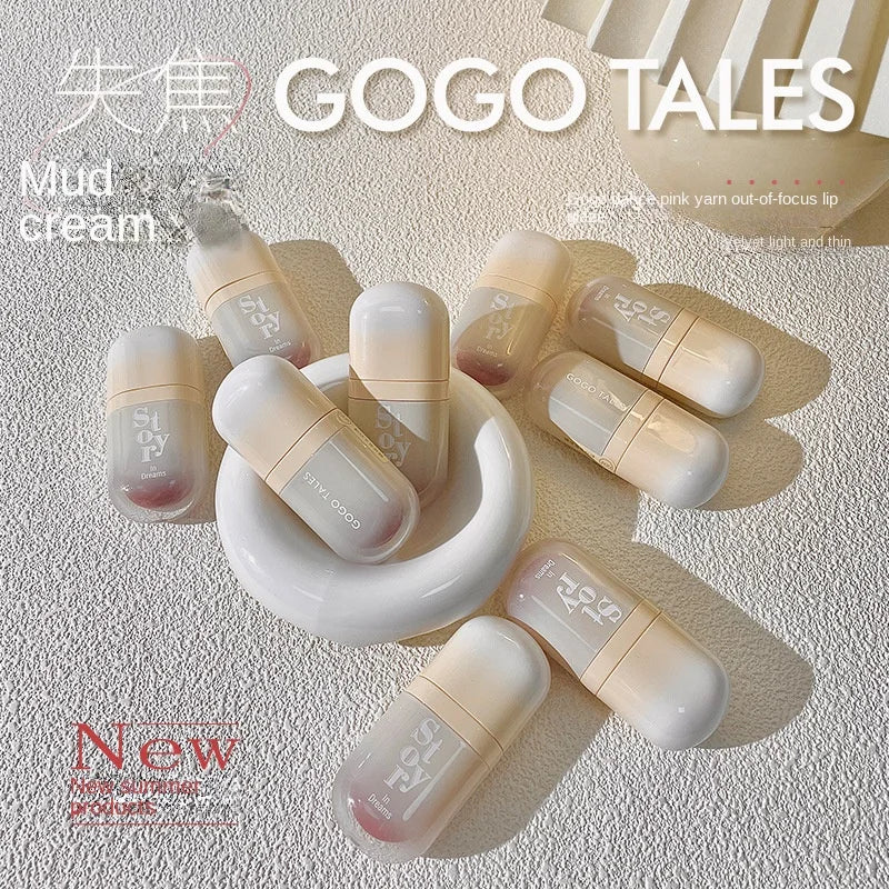 GOGOTALES Out Of Focus Lip Glaze Matte Long Lasting Transparent Lipstick Cosmetics