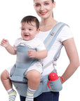 Ergonomic Baby Carrier Backpack: Infant Hipseat Carrier, Front-Facing Kangaroo Baby Wrap Sling, Travel Backpack