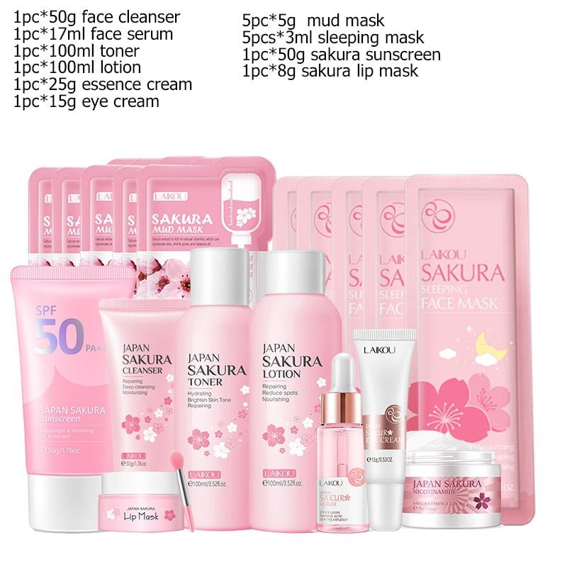 Japan Sakura Skin Care Set