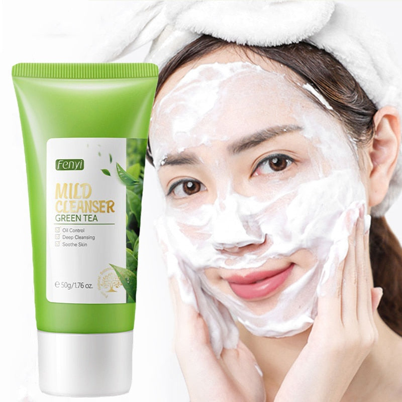 Sakura Green Tea Skin Care Kit Korean Cosmetic Set