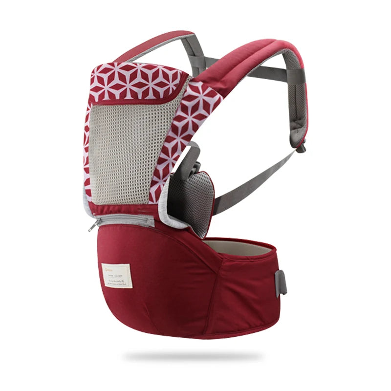 Premium Ergonomic Baby Carrier with Breathable Backpack and Hipseat