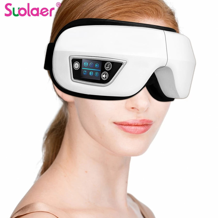 Smart Eye Massager with Heating and Bluetooth Music 6D