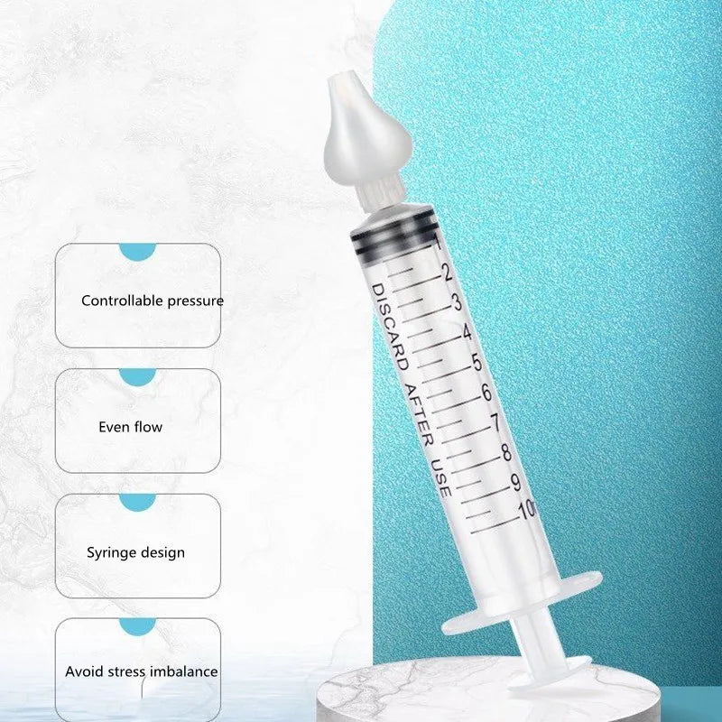 Skin Help Zone baby cleaning syringe needle tube baby nasal washing device baby nasal irrigator 10ml