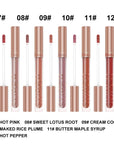 OCHEAL Liquid Lipstick Matte Lip Gloss No.7 To No.12 Colors 6 Pcs