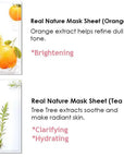 Nature Republic Real Mask Sheet Facial Acne Treatment Whitening  10pcs