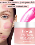 24h Glow Lifted Collagen Jelly Cream Niacinamide Hydrolyzed Collagen Reduce Sagging Strengthen Skin Barrier Moisturize The Skin