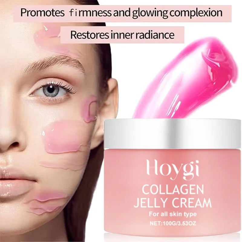 24h Glow Lifted Collagen Jelly Cream Niacinamide Hydrolyzed Collagen Reduce Sagging Strengthen Skin Barrier Moisturize The Skin