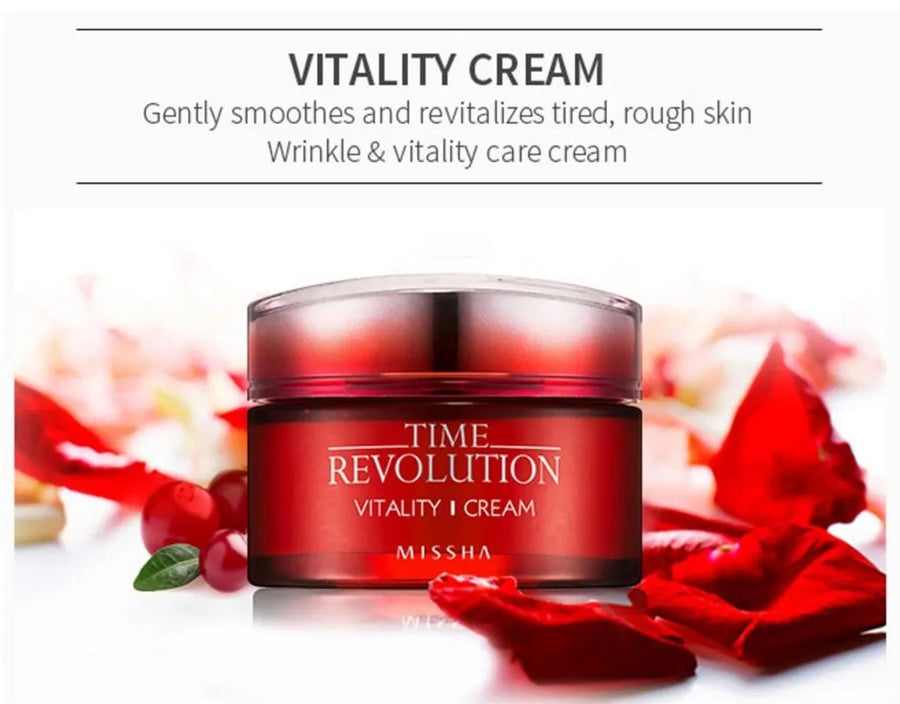 Missha Time Revolution Vitality I Cream Missha Mask Treatment