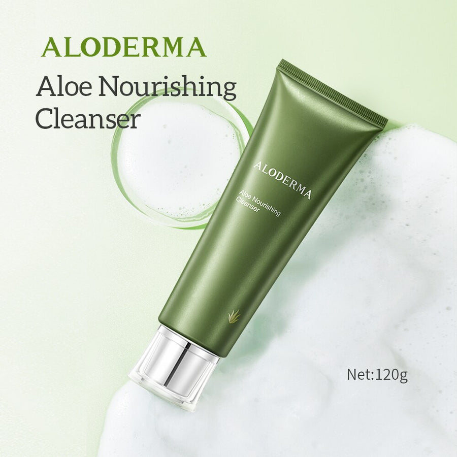 ALODERMA Aloe Nourishing Cleanser,Toner & Lotion 3 Pcs