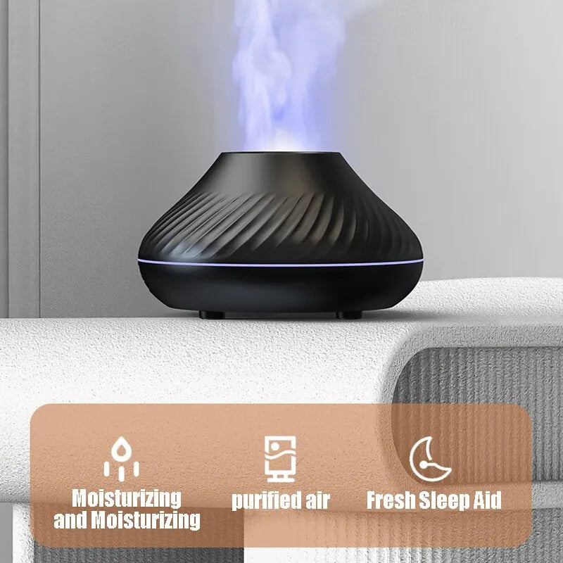 Flame Aromatherapy Humidifier Nordic Desktop Home Style Atmosphere Small Space & Saving