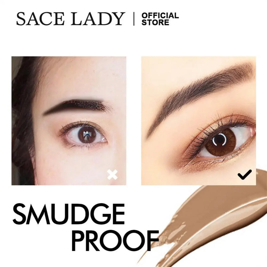 SACE LADY Waterproof Eyebrow Gel Makeup Shade For Eye Brow Tint Natural Enhancer Make Up Cream 6ml