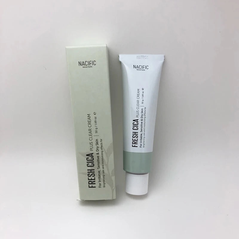 Nacific Fresh Cica Plus Clear Cream Soothes For irritable, sensitive,Dry Skin  Repair Redness 50g