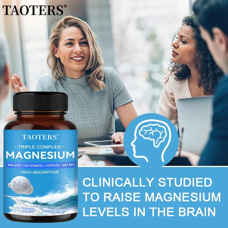 Magnesium Complex Capsules - Bone, Muscle and Heart Health Supplement Improvement