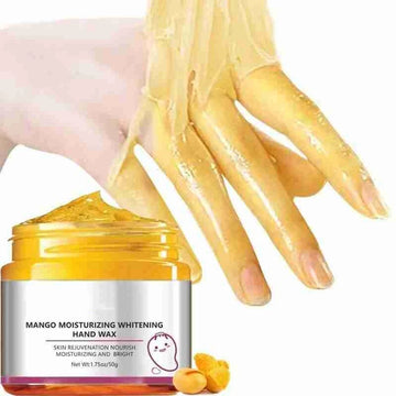 Mango Moisturizing Hand Wax Whitening Hand Mask Skin Exfoliating Q0B6