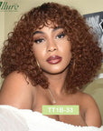 Natural ALLURE Curls with a Jerry Curly Wig With Bangs