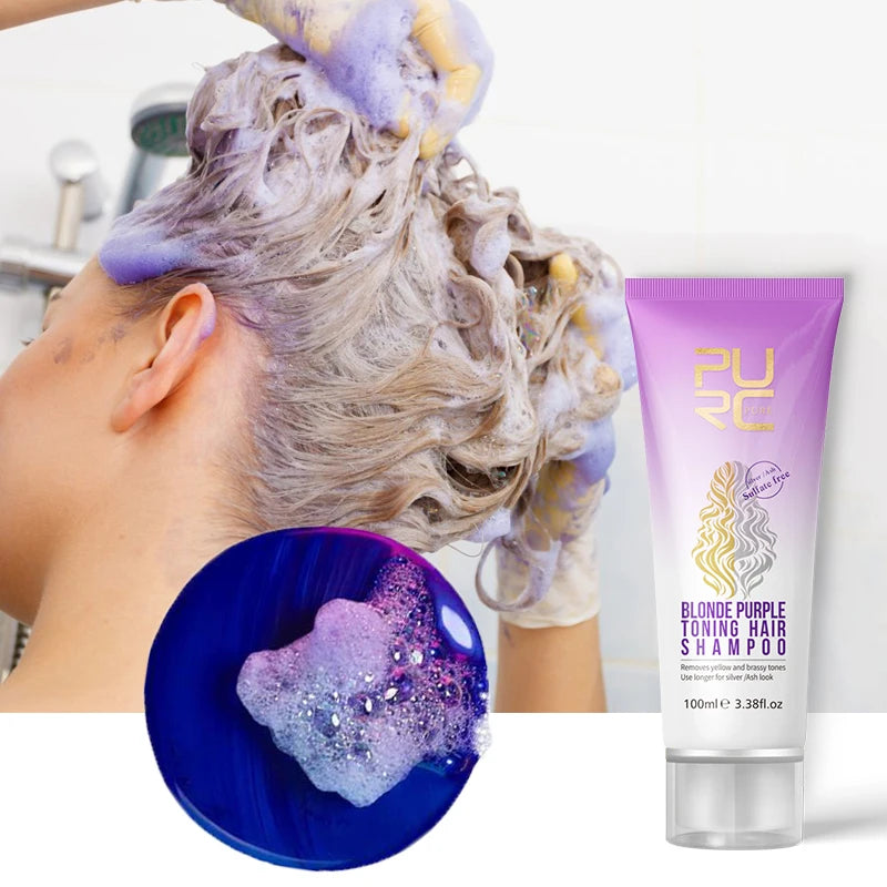 PURC  Blonde Purple Toning Hair Shampoo