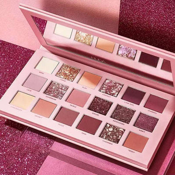 18 Color Eyeshadow Palette Desert Rose Earth Color Daily Makeup Matte Pearlescent Glitter Long Lasting Waterproof Eye Pallete