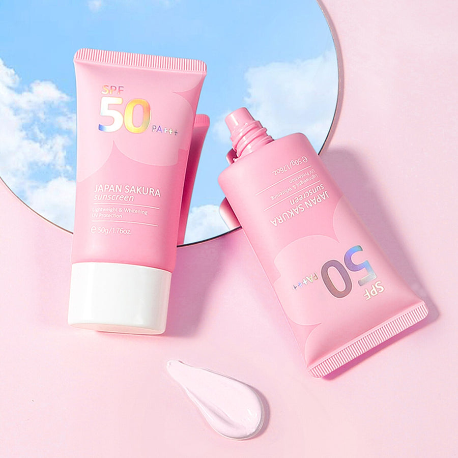 LAIKOU Face Body Whitening Sakura Sunscreen Cream SPF50+