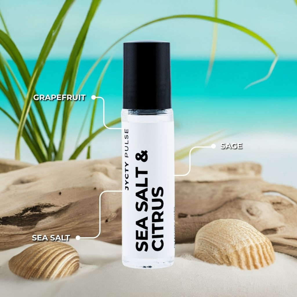 SEA SALT & CITRUS Perfume Oil – Inspired by Wood Sage & Sea Salt, 10ml Roll-On