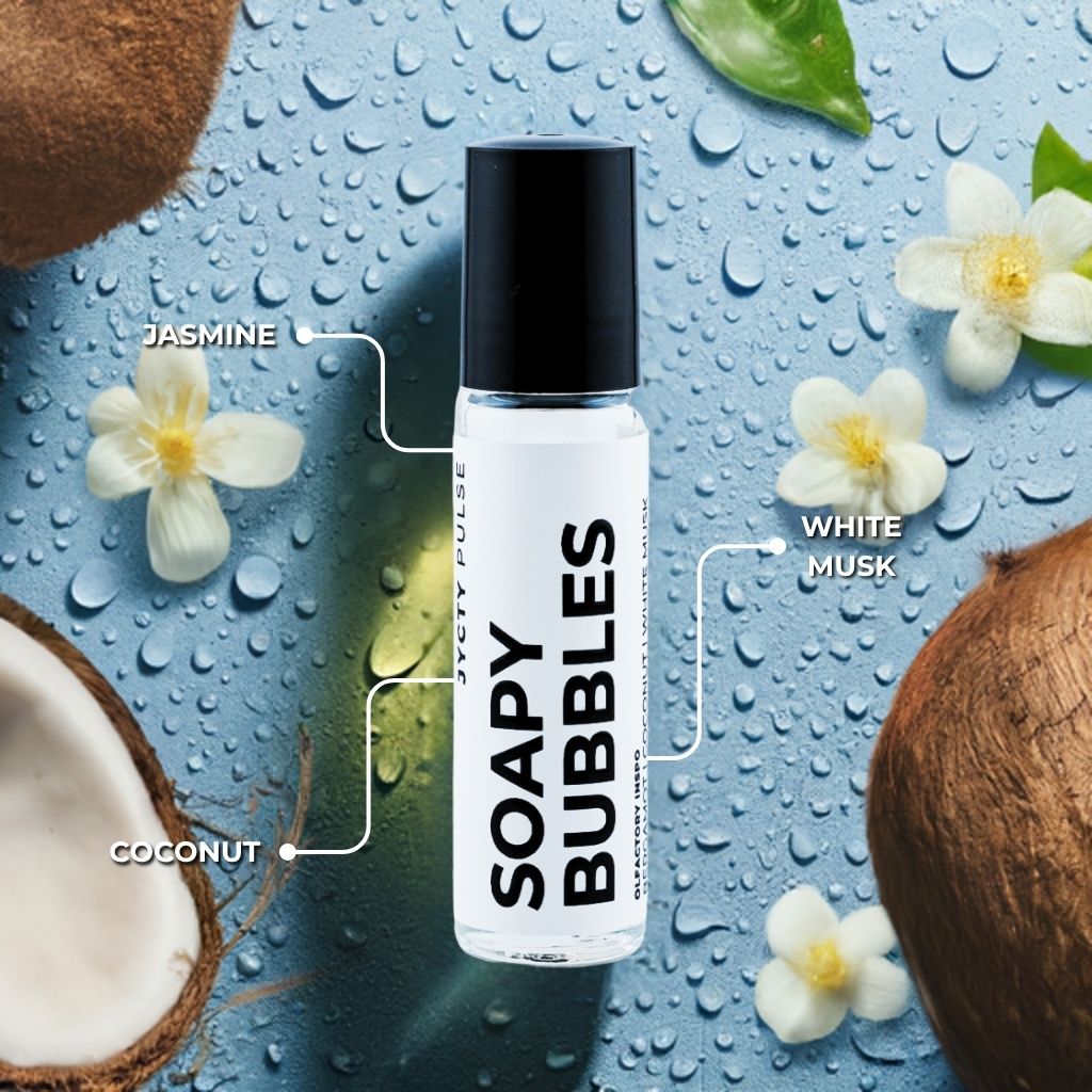 SOAPY BUBBLES Perfume Oil – Inspired by Bubble Bath, 10ml Roll-On